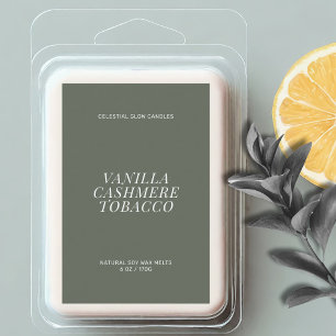 Para Comida Rótulo mínimo de fusão da cera moderna