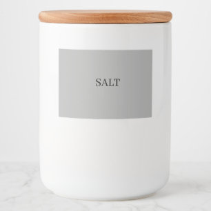 Para Comida Rótulo Personalizado de Armazenamento de Alimentos