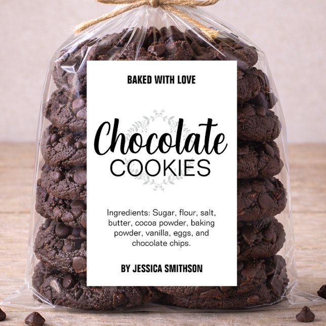 Para Comida Seu texto Biscoitos (ou outra palavra) rótulo CK01 (Criador carregado)