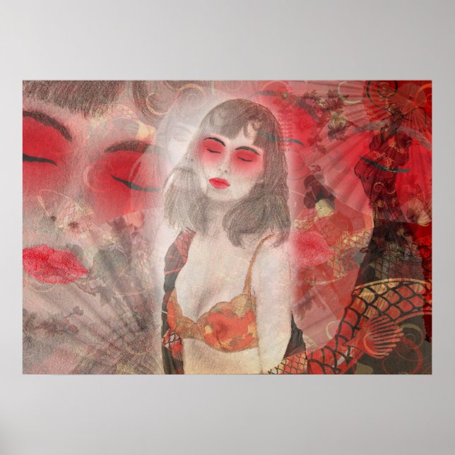 Para contar a vocês uma Poster de história geisha (Frente)