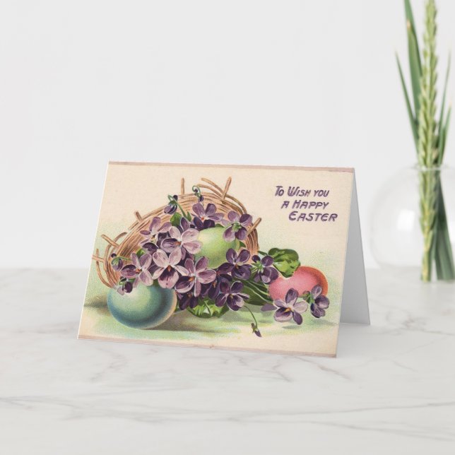 Para Desejar Um Felz pascoa - Cartão (Frente)