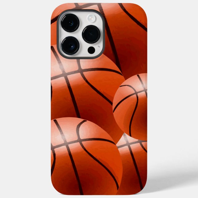 Para ele, moderno iPhone de Basquete Gráfico (Verso)