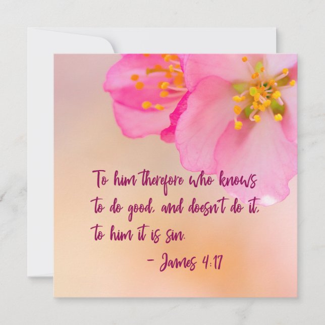 Para Ele, Que Conhece Christian Floral (Frente)