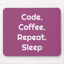 Para Engenheiros – Código. Café. Mouse Pad de Sono