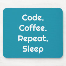 Para Engenheiros – Código. Café. Mouse Pad de Sono