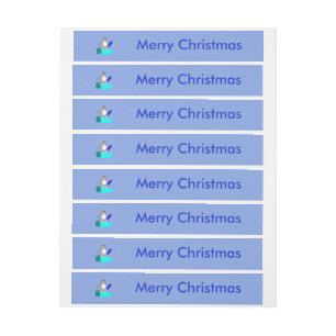 Para Envelope Feliz Natal que pesca etiquetas do costume do