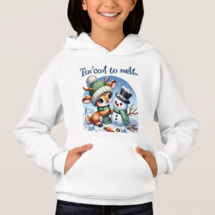 Para Esfriar Para Derreter Capuz de Menina