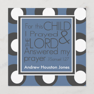 Para esta criança eu Prayed o anúncio do