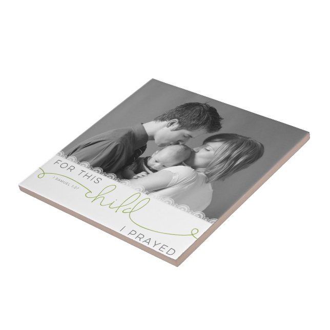 Para esta Criança, Rezei - 1 Samuel 1:27 (Lateral)