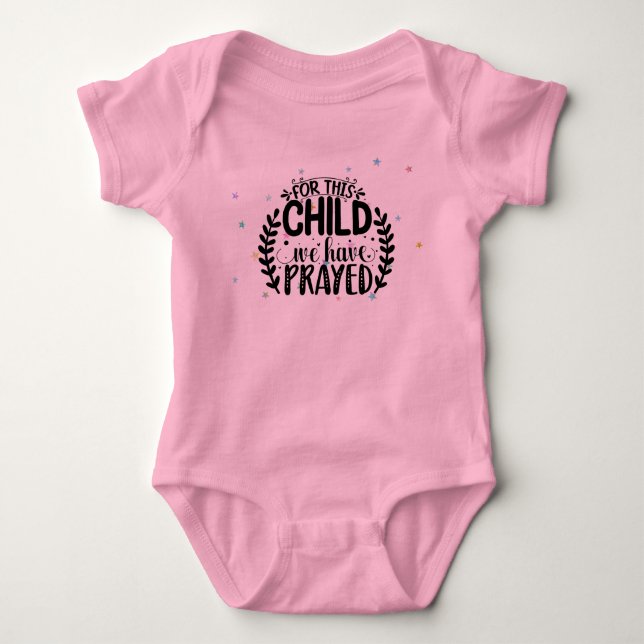 Para este filho temos rezado body de bebê (Frente)