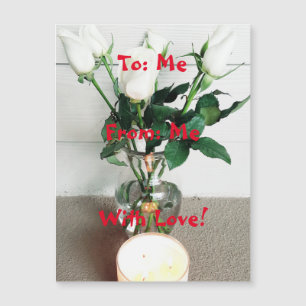 Para: Eu, De: Eu, Com Amor! Cartão Magnético