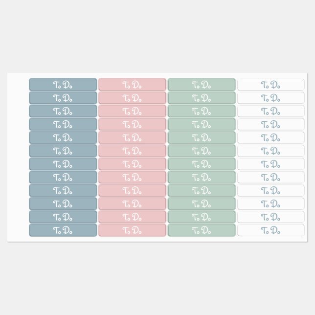 Para Fazer Etiquetas do Planejador (Folha)