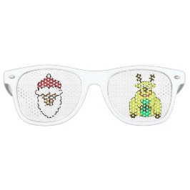 Para Festas Natal Santa Claus Reindeer Óculos oculares