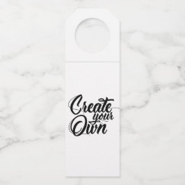 Para Garrafa Crie o seu - Etiqueta do frasco