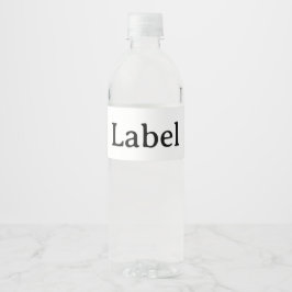 Para Garrafa D'água Crie seu próprio rótulo personalizado simples 21cm