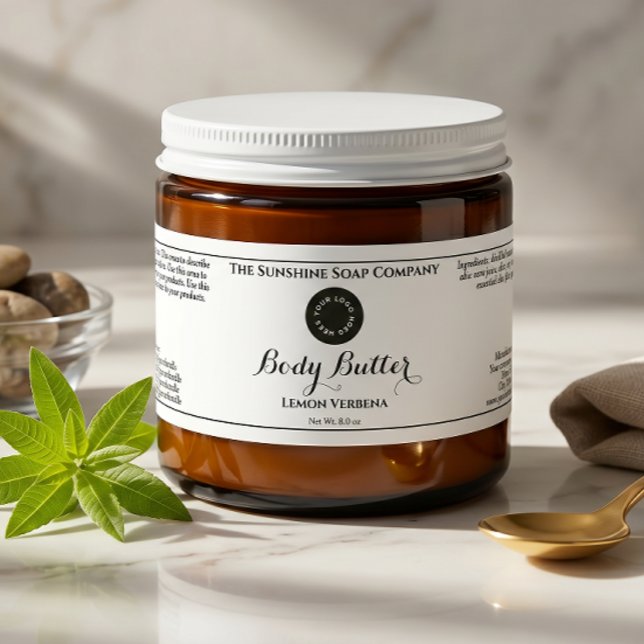 Para Garrafa D'água Rótulo de Jarra de Cosméticos Impermeável Branco c (Criador carregado)