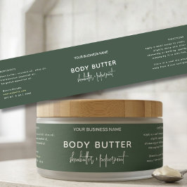 Para Garrafa D'água Rótulo Elegante de Embrulho de Pote de Cosméticos