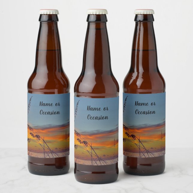 Para Garrafa De Cerveja Rótulo da Beer Sunset Beach (Garrafas)