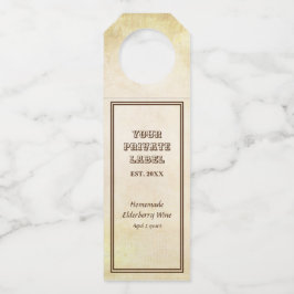 Para Garrafa Vintage Envelhecida Parergia Seu Vinho De Etiqueta