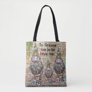 Para Gnome Me é amar Gnome Tote Bag