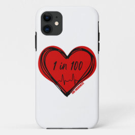 Para iPhone 11 1 em 100 Capa de telefone de Consciência CHD