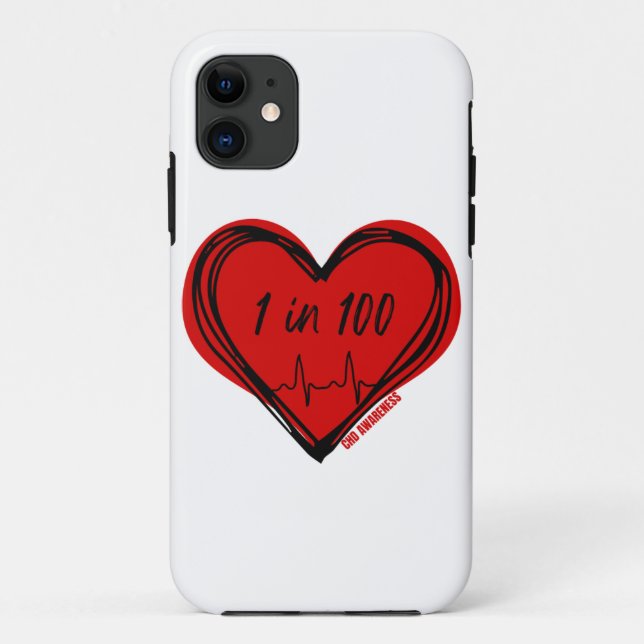 Para iPhone 11 1 em 100 Capa de telefone de Consciência CHD (Verso)