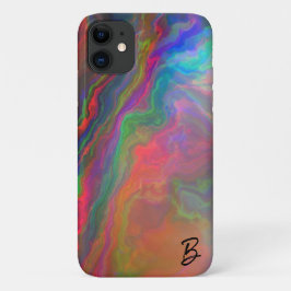 Para iPhone 11 Abstrato Opal Agate Capa de telefone Personalizada