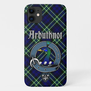 Para iPhone 11 Arbuthnot Clan Crachá & Capa de telefone Tartan
