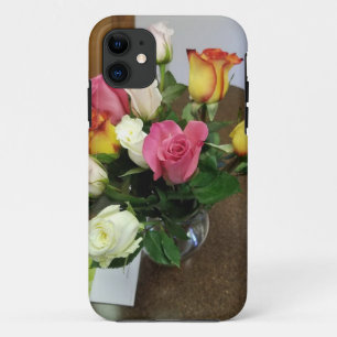 Para iPhone 11 Bela Capa de telefone de células Rosas