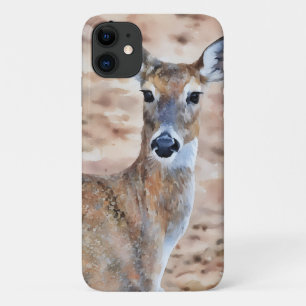 Para iPhone 11 Bonito Deer Feche a Capa de telefone de Arte