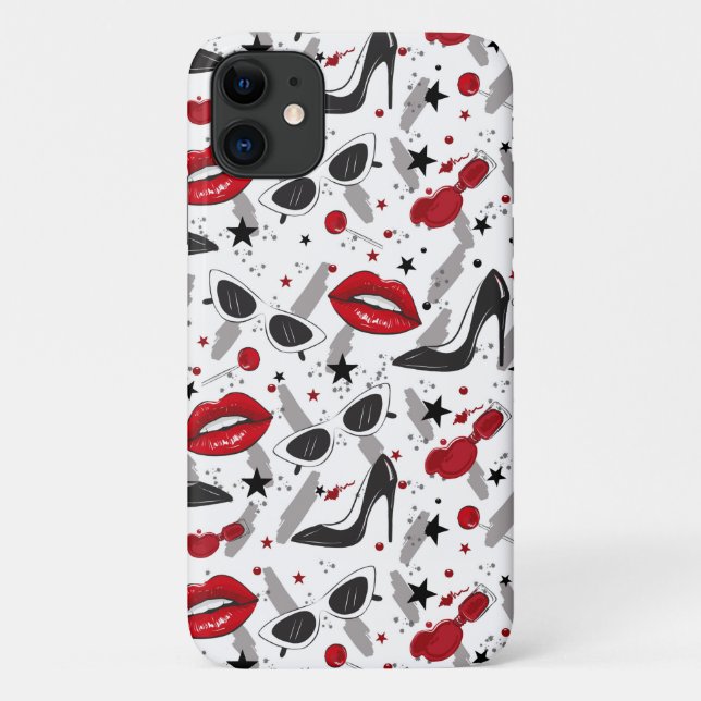 Para iPhone 11 Capa de Celular Beleza Moda (Verso)
