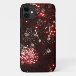 Para iPhone 11 Capa de Celular com Fogos de Artifício