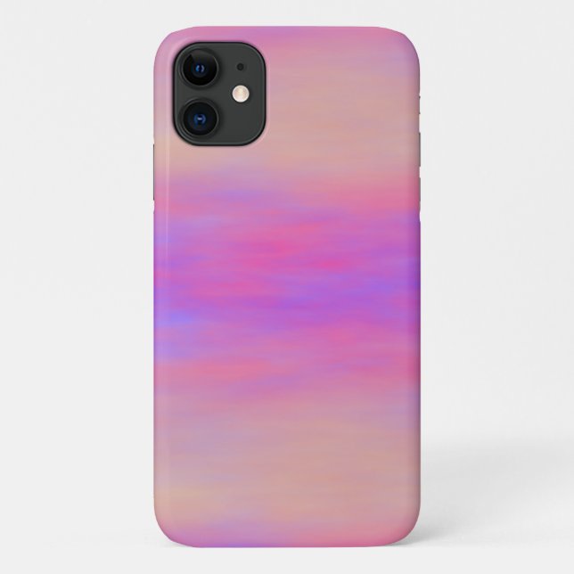 Para iPhone 11 Capa de telefone abstrato Wispy Design (Verso)