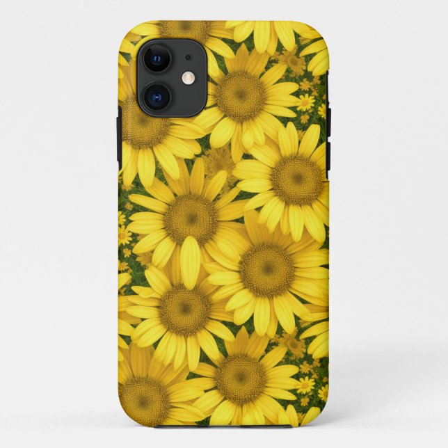 Para iPhone 11 Capa de telefone Amarelo de Visitas (Verso)