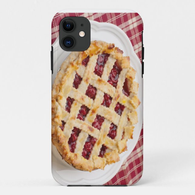 Para iPhone 11 capa de telefone animador da torta da cereja (Verso)
