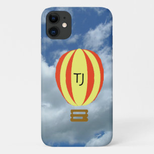 Para iPhone 11 Capa de telefone - Balão de ar quente em nuvens