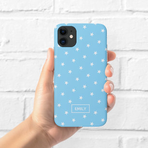 Para iPhone 11 Capa de Telefone Blue Stars
