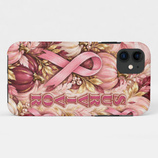 Para iPhone 11 Capa de telefone Câncer de Mama e Abóboras