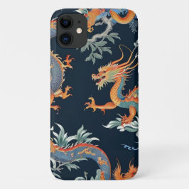 Para iPhone 11 Capa de telefone Chinoiserie