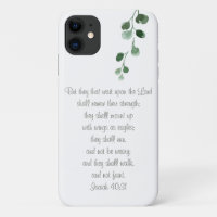 Capa de telefone Chique Verso Isaiah 40:31