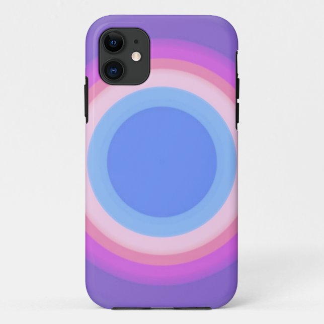 Para iPhone 11 Capa de telefone com Design de Olho do Pastel Bull (Verso)