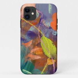 Para iPhone 11 Capa de telefone com design Jardim Selvagem