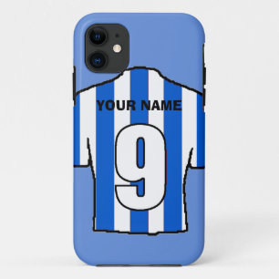 Para iPhone 11 Capa de telefone com o Club Colors! Camisa azul e 
