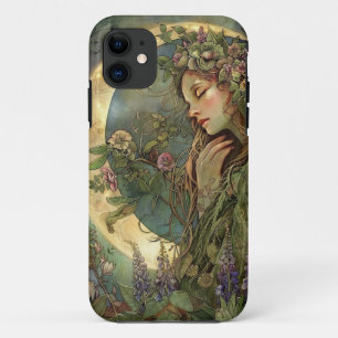 Para iPhone 11 Capa de telefone Crescent Moon Ostara