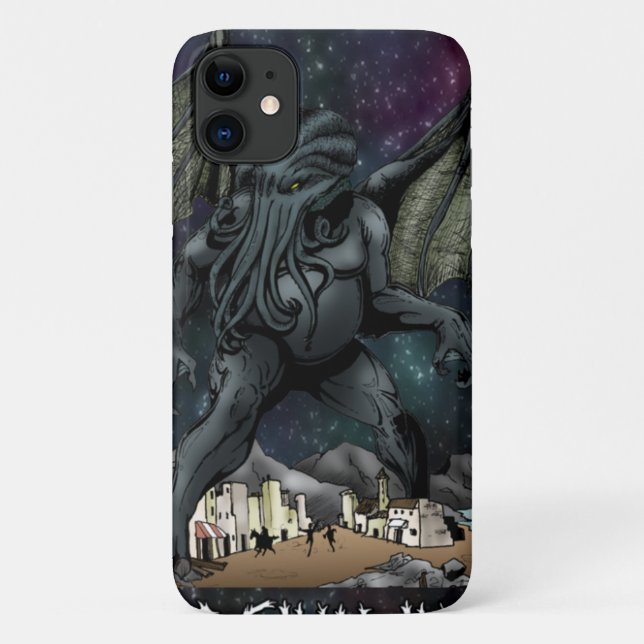Para iPhone 11 Capa de telefone Cthulhu (Verso)