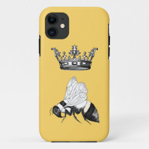 Para iPhone 11 Capa de telefone da abelha de rainha