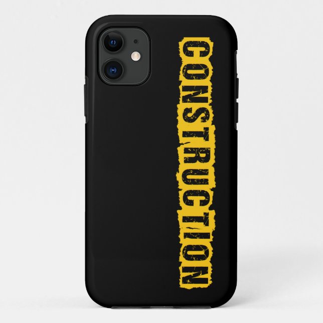 Para iPhone 11 Capa de telefone da construção (Verso)