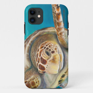 Para iPhone 11 Capa de telefone da tartaruga de mar