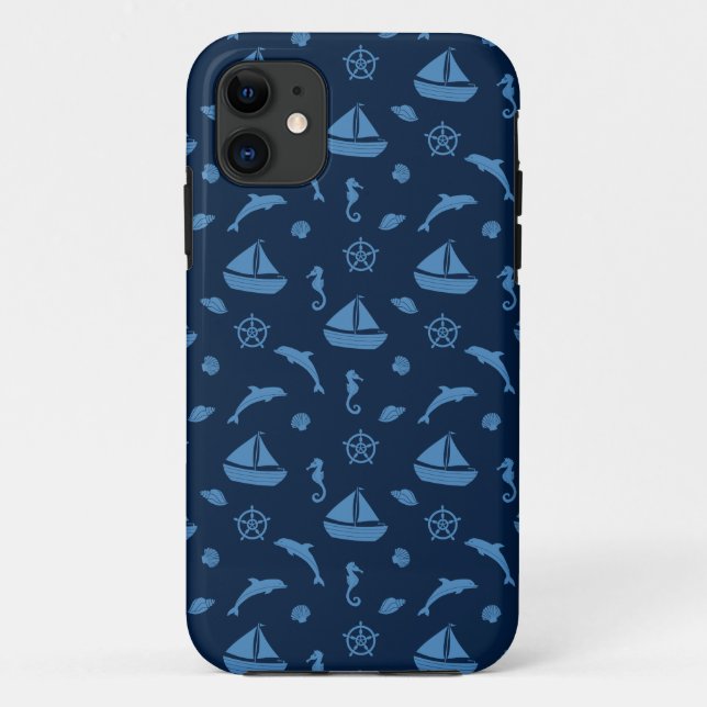 Para iPhone 11 capa de telefone da vida no oceano (Verso)