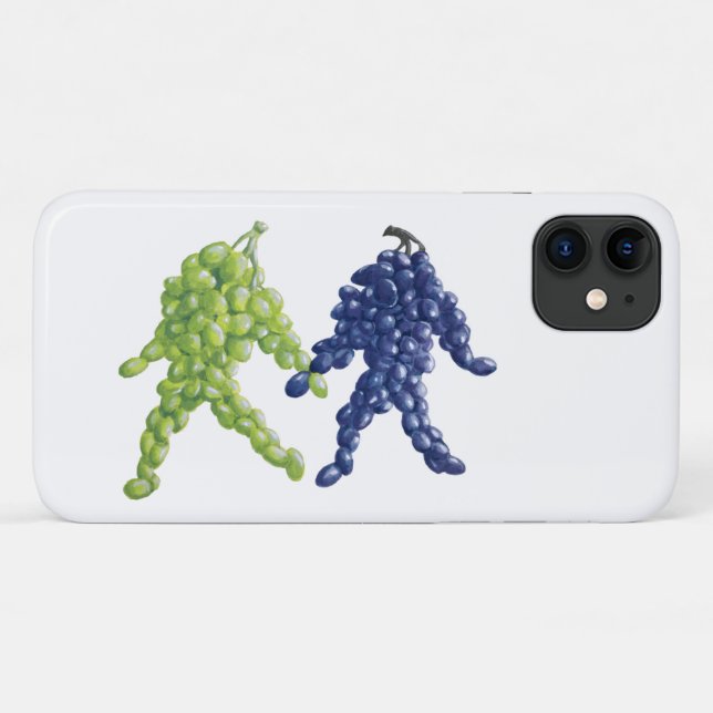 Para iPhone 11 Capa de telefone de Amigos de Uvas (Verso (horizontal))